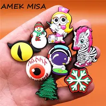 Original 3D Eyeball Shoe Charms Decorations Christmas Tree Snowflakes Snowman PVC Croc Jibz Designer Buckle for Kids Party Gifts
Original 3D Eyeball Shoe Charms Decorations Christmas Tree Snowflakes Snowman PVC Croc Jibz Designer Buckle for Kids Party Gifts