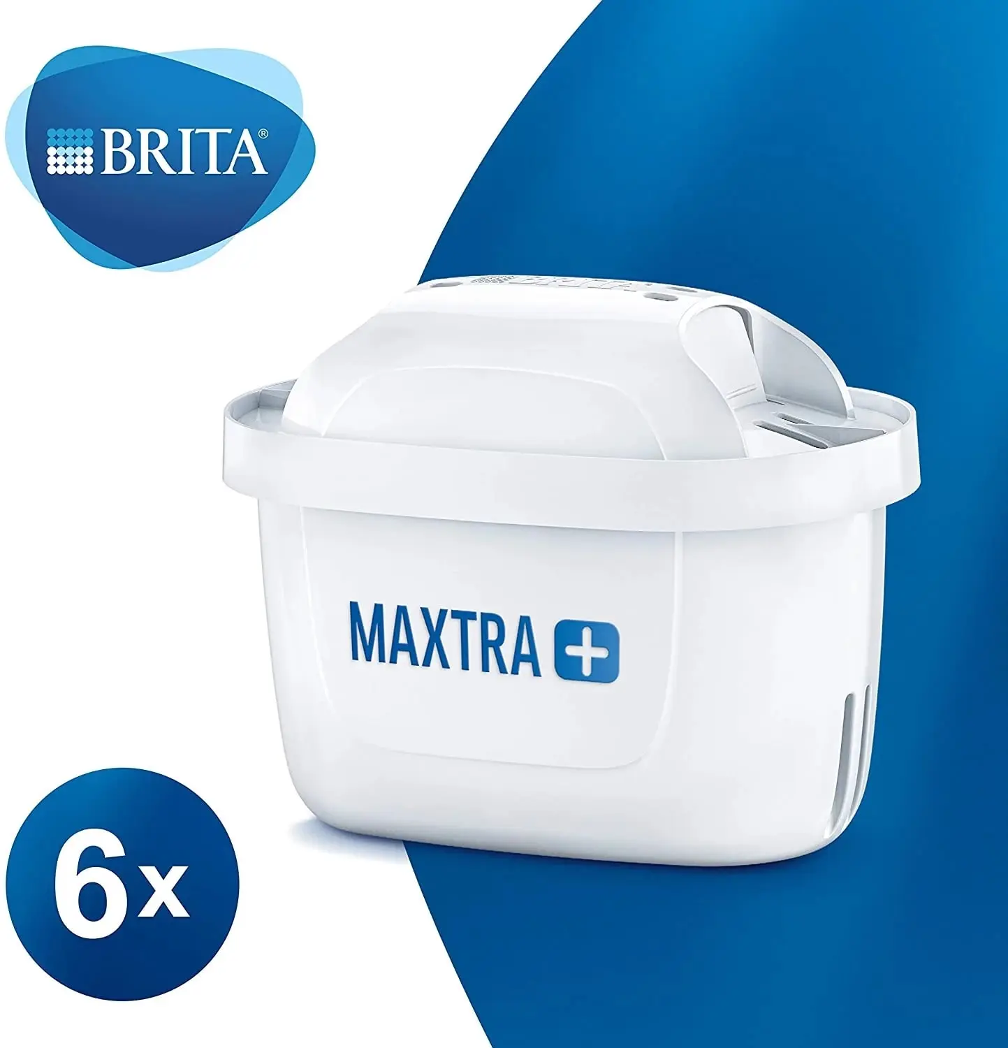 

6 шт., фильтр для воды BRITA MAXTRA + plus, 6 шт. в белой упаковке