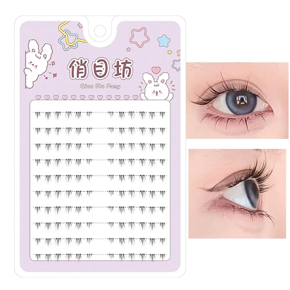 

Segment Single Cluster False Eyelashes 120clusters Black Stem Lower False Lashes DIY Eye Makeup Grafting False Eyelashes