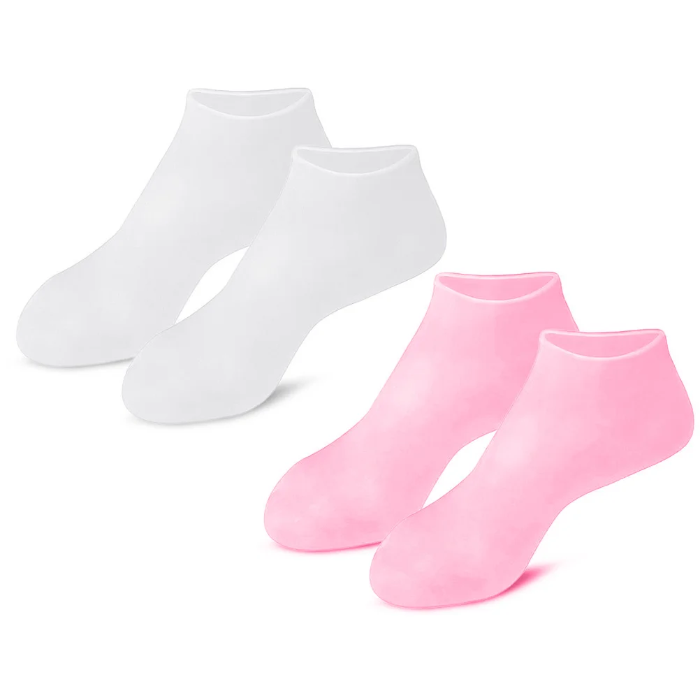 

Silicone Foot Care Spa Moisturizing Gel Socks For Women For Women Exfoliating Dry Cracked Soft Skin Sock Foot Repairing