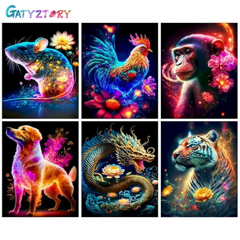 GATYZTORY Pictures By Number Cat Dog Kits Home Decor Painting By Numbers Animals Drawing On Canvas HandPainted Art Gift
GATYZTORY Pictures By Number Cat Dog Kits Home Decor Painting By Numbers Animals Drawing On Canvas HandPainted Art Gift