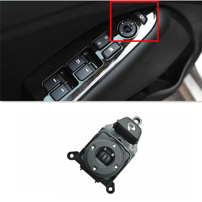 Angle Adjustment Control Switch Button of Car Reversing Mirror For 2010 ~ 2015 KIA Optima 935732T010 Assy-O/S
Angle Adjustment Control Switch Button of Car Reversing Mirror For 2010 ~ 2015 KIA Optima 935732T010 Assy-O/S