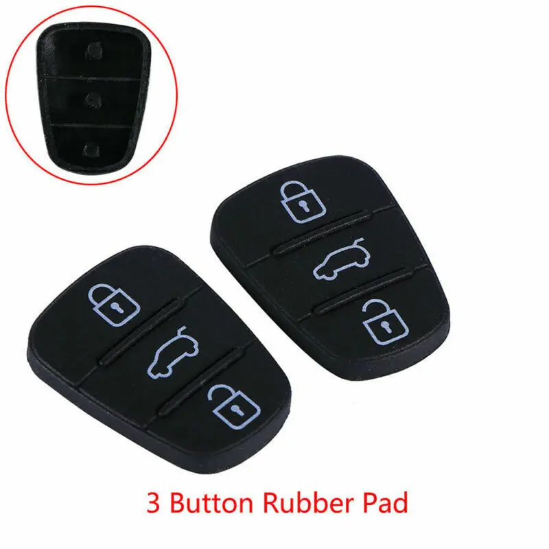 2x Remote Car 3 Buttons Key Fobs Case Rubber Shell Black For Hyundai I10/I20/I30 Replacement Rubber Key Pads Parts
2x Remote Car 3 Buttons Key Fobs Case Rubber Shell Black For Hyundai I10/I20/I30 Replacement Rubber Key Pads Parts