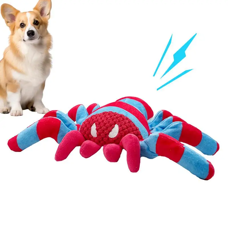 Плюшевая игрушка для собак, Интерактивная собака, пищалка, плюшевый паук, мягкая игрушка для жевания, игрушки для собак, щенок, детская игрушка для маленьких, средних и больших собак
Плюшевая игрушка для собак, Интерактивная собака, пищалка, плюшевый паук, мягкая игрушка для жевания, игрушки для собак, щенок, детская игрушка для маленьких, средних и больших собак