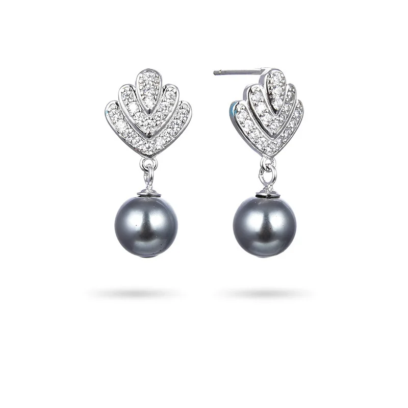 Authentic 925 Sterling Silver Pearl Earring Fashion Feather Stud Earring For Women Girl Wedding Party Jewelry Gift
Authentic 925 Sterling Silver Pearl Earring Fashion Feather Stud Earring For Women Girl Wedding Party Jewelry Gift