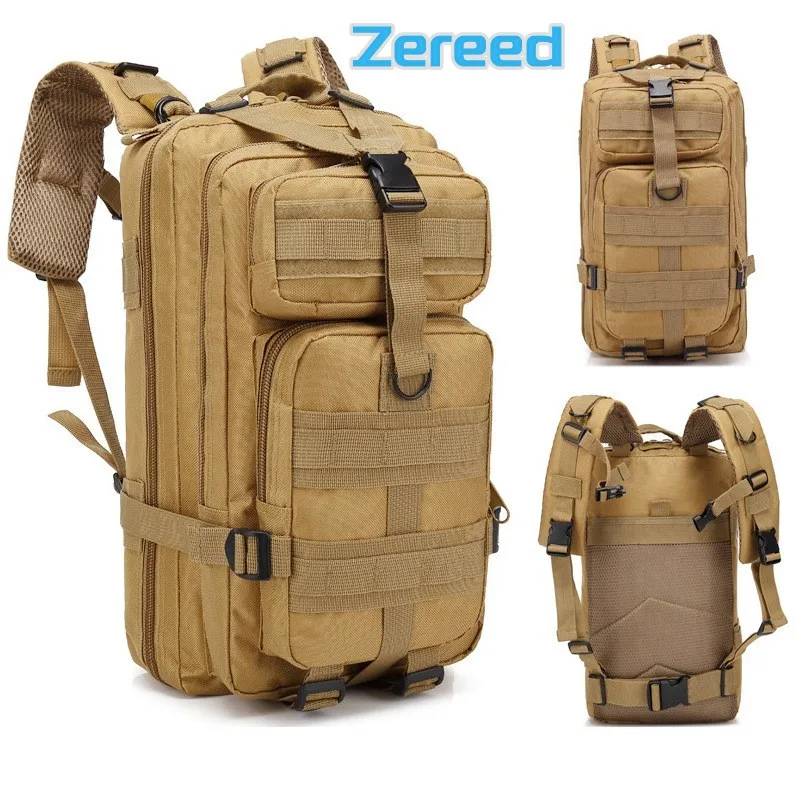 

30L Outdoor Large Capacity Men Military Tactical Backpack Softback Sports Camping Hiking Trekking Fishing Hunting Climbing Bag