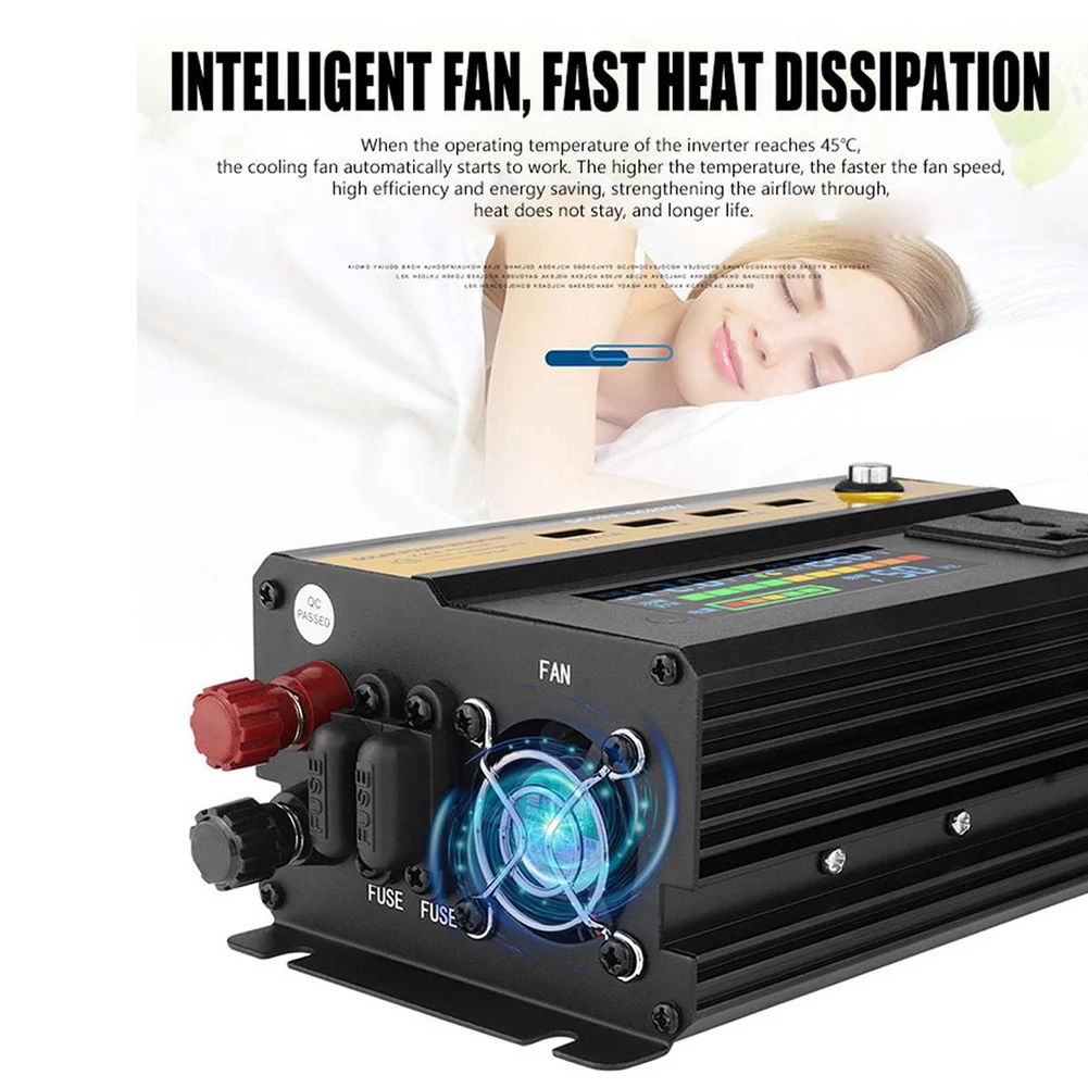 High Quality Car Power Inverter Solar Inverter 12V/24V-220V Durable Long Lasting Practical Solar With Transformer Function
High Quality Car Power Inverter Solar Inverter 12V/24V-220V Durable Long Lasting Practical Solar With Transformer Function