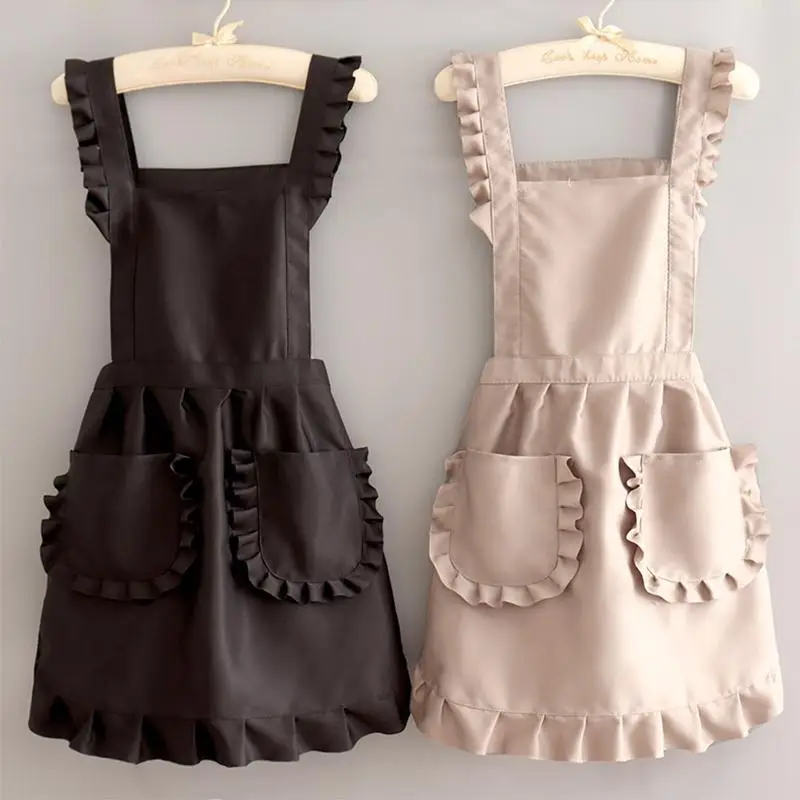 Working Apron with Pockets for Women Chef Waterproof Home Apron for Coffee Cooking Nailing Korean Canvas Bib Coffee Shop Uniform
Working Apron with Pockets for Women Chef Waterproof Home Apron for Coffee Cooking Nailing Korean Canvas Bib Coffee Shop Uniform