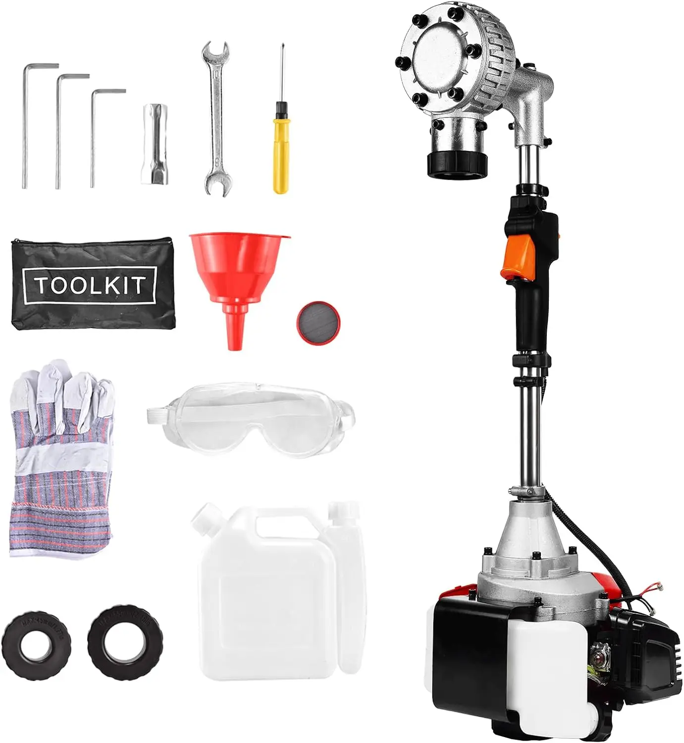 Portable Pile Driver Hammer, 2 Stroke Portable 52CC Gas Post Driver Hammer Drills, Handheld Gasoline Pile Driver
Portable Pile Driver Hammer, 2 Stroke Portable 52CC Gas Post Driver Hammer Drills, Handheld Gasoline Pile Driver