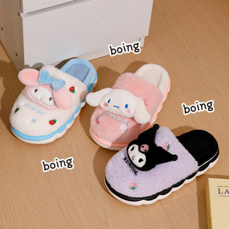 Kawaii My Melody Kuromi Cinnamoroll Cartoon Cotton Slippers Half or All Inclusive Warm Home Shoes for Students In The Winter
Kawaii My Melody Kuromi Cinnamoroll Cartoon Cotton Slippers Half or All Inclusive Warm Home Shoes for Students In The Winter