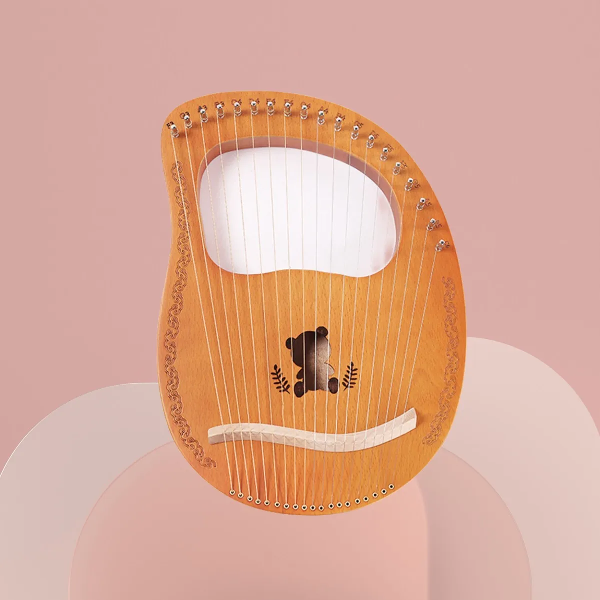 Lyre Harp 16 Strings Finger Piano Mahogany With Tuning Tool For Beginner Gift Musical Instruments Wooden Panda Piano Harp
Lyre Harp 16 Strings Finger Piano Mahogany With Tuning Tool For Beginner Gift Musical Instruments Wooden Panda Piano Harp