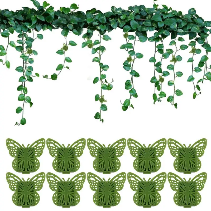 Plant Clips For Climbing Plants 10 Pcs Butterfly Shape Plant Clips For Support Green Wall Vine Fixing Clip Self Adhesive Clip
Plant Clips For Climbing Plants 10 Pcs Butterfly Shape Plant Clips For Support Green Wall Vine Fixing Clip Self Adhesive Clip
