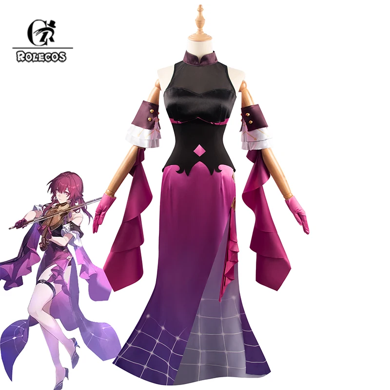 ROLECOS Game Honkai Star Rail Concert Kafka Cosplay Costume Kafka Playing Violin Show Women Dress Halloween Role Play Outfit
ROLECOS Game Honkai Star Rail Concert Kafka Cosplay Costume Kafka Playing Violin Show Women Dress Halloween Role Play Outfit