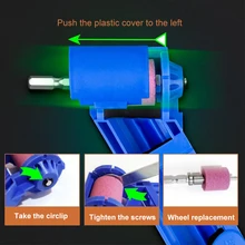 Hot Sale Grinding Wheel Drill Bit Sharpener Hand Tools Nail Drill Bits Set Sharpener For Step Drill Dremel Accessories
Hot Sale Grinding Wheel Drill Bit Sharpener Hand Tools Nail Drill Bits Set Sharpener For Step Drill Dremel Accessories