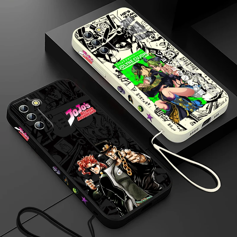 Japanese anime JOJO Kujo Jotaro Phone Case For Samsung Galaxy S23 S22 S21 S20 Pro FE Note 20 Plus Ultra Liquid Left Rope Cover
Japanese anime JOJO Kujo Jotaro Phone Case For Samsung Galaxy S23 S22 S21 S20 Pro FE Note 20 Plus Ultra Liquid Left Rope Cover