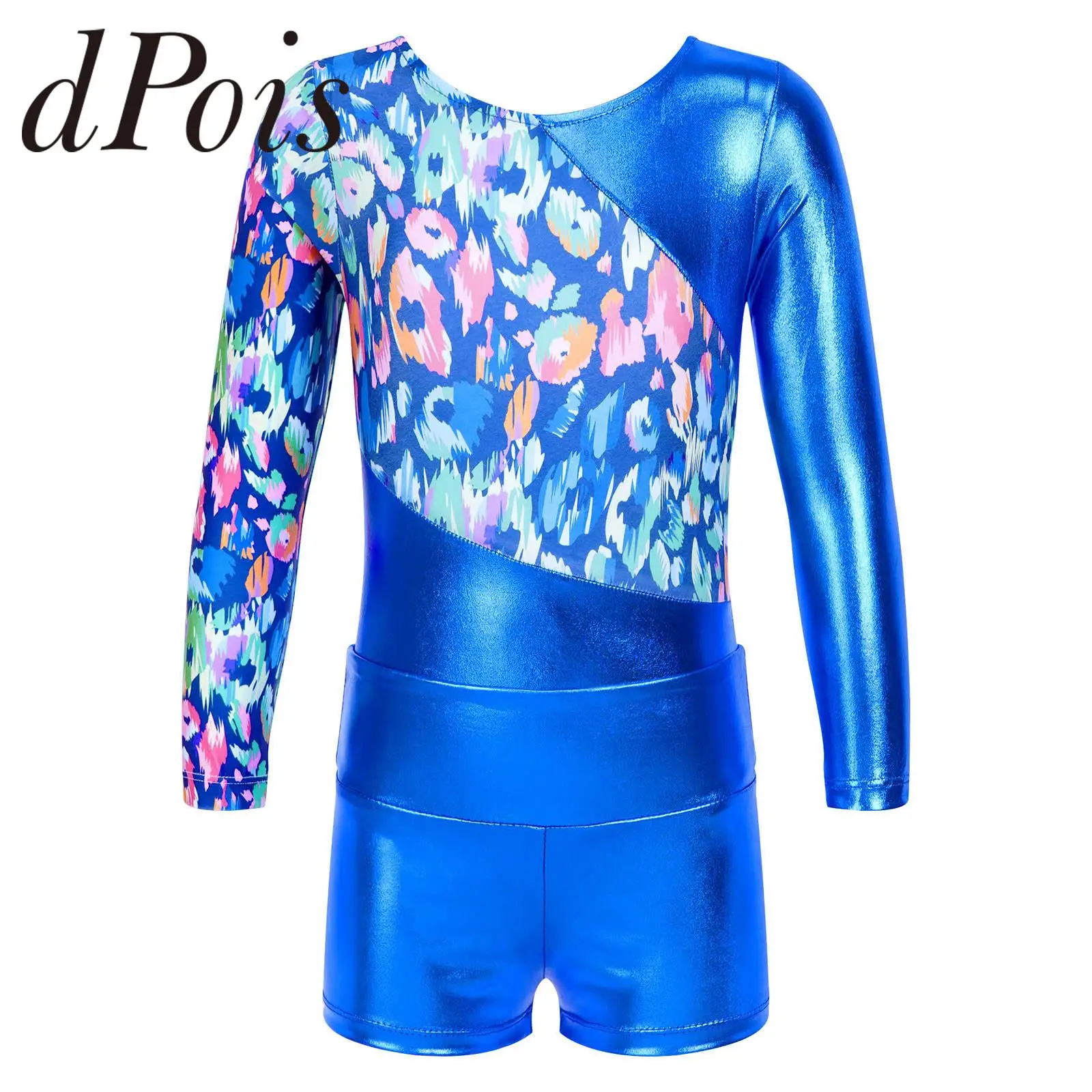Kids Girls Printed Patchwork Ballet Gymnastics Leotard with Shorts Long Sleeve Gymnastic Bodysuit for Girls Athletic Jumpsuits
Kids Girls Printed Patchwork Ballet Gymnastics Leotard with Shorts Long Sleeve Gymnastic Bodysuit for Girls Athletic Jumpsuits