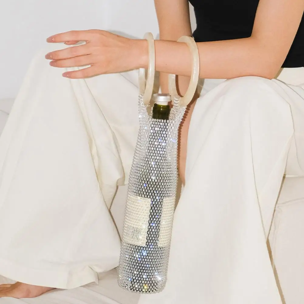 Red Wine Bag Portable Water Bottle Insulation Cup Bag High Quality Czech Diamond Handle Gift Handwoven Shiny Cup Bag Gift Bag
Red Wine Bag Portable Water Bottle Insulation Cup Bag High Quality Czech Diamond Handle Gift Handwoven Shiny Cup Bag Gift Bag
