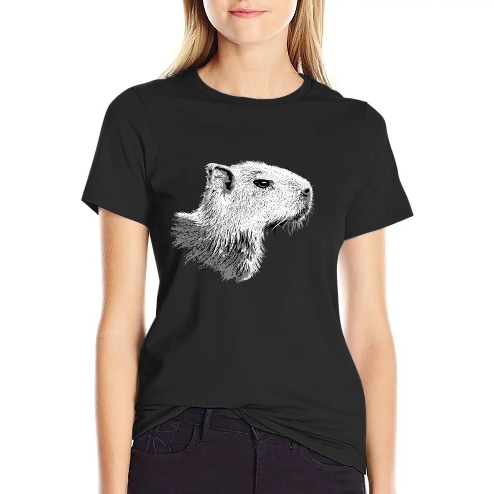 Женская футболка с рисунком животного, футболка для девочек
Женская футболка с рисунком животного, футболка для девочек