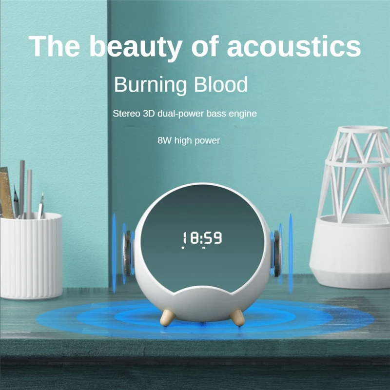 Умный будильник с искусственным интеллектом, звуковая Bluetooth-колонка, для студентов, многофункциональная беспроводная зарядная карта, новая компьютерная звуковая коробка
Умный будильник с искусственным интеллектом, звуковая Bluetooth-колонка, для студентов, многофункциональная беспроводная зарядная карта, новая компьютерная звуковая коробка