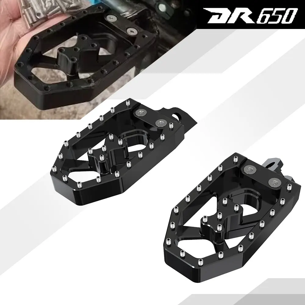 Motorcycle CNC Enlarged FootRest Wide Fat Foot Pegs Pedals For SUZUKI RM85 DRZ250 DRZ125 DRZ125L DR200 DR250 DR350 DR650 DR650SE
Motorcycle CNC Enlarged FootRest Wide Fat Foot Pegs Pedals For SUZUKI RM85 DRZ250 DRZ125 DRZ125L DR200 DR250 DR350 DR650 DR650SE