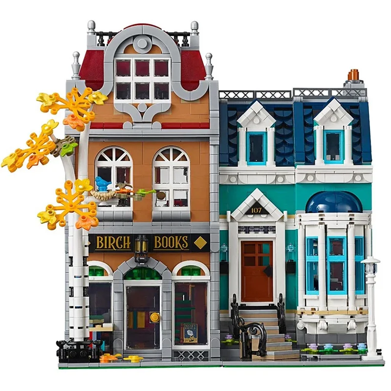2504 PCS Bookshop Toy Bookstore Architecture City StreetView Building Blocks Bricks Christmas Gift Compatible 10270
2504 PCS Bookshop Toy Bookstore Architecture City StreetView Building Blocks Bricks Christmas Gift Compatible 10270
