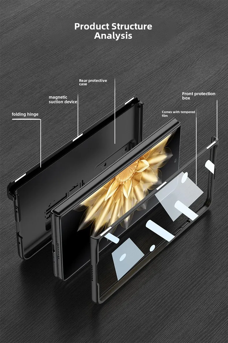 حافظة هاتف Honor Magic V2 رفيعة للغاية غير لامعة بمشبك مغناطيسي وحامل بسيط وعصري متوافق مع هاتف Huawei V2 42 حافظة هاتف Honor Magic V2 رفيعة للغاية غير لامعة بمشبك مغناطيسي وحامل بسيط وعصري متوافق مع هاتف Huawei V2