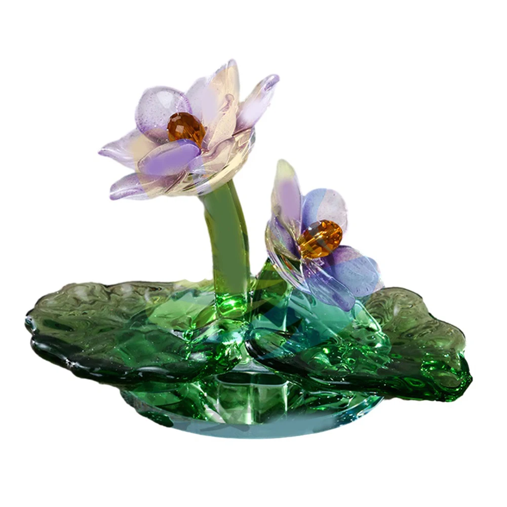 1pc Crystal Lotus Ornaments With Rosette Living Room Crystal Lotus Decorations 10*7.5cm Decoration Crafts Accessories
1pc Crystal Lotus Ornaments With Rosette Living Room Crystal Lotus Decorations 10*7.5cm Decoration Crafts Accessories