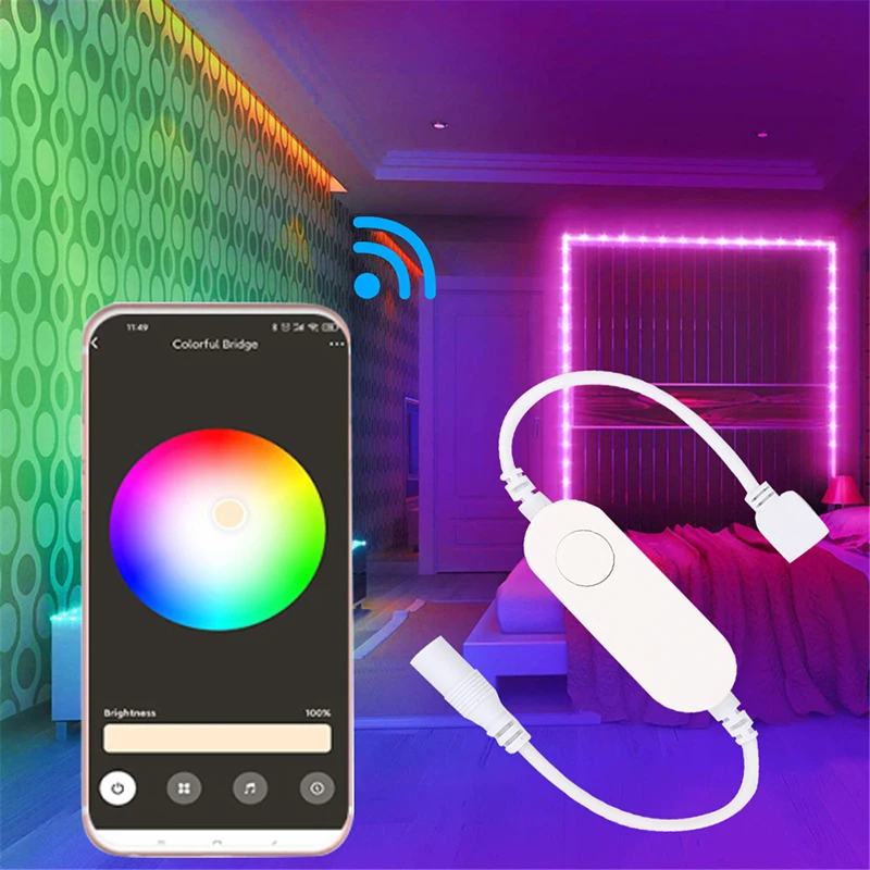 Предварительно фонариковый контроллер яркости RGB, 5 В-12 В, работает с домашними продавцами
Предварительно фонариковый контроллер яркости RGB, 5 В-12 В, работает с домашними продавцами