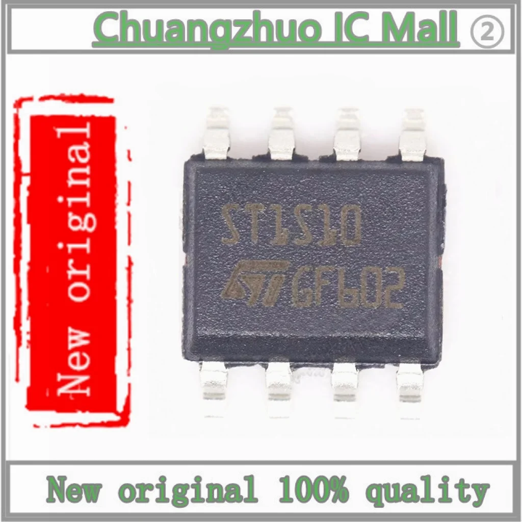 

5PCS/lot New original ST1S10PHR ST1S10 Step-down type Adjustable 0.8V~16.2V 3A 2.5V~18V SOIC-8-EP DC-DC Converters ROHS