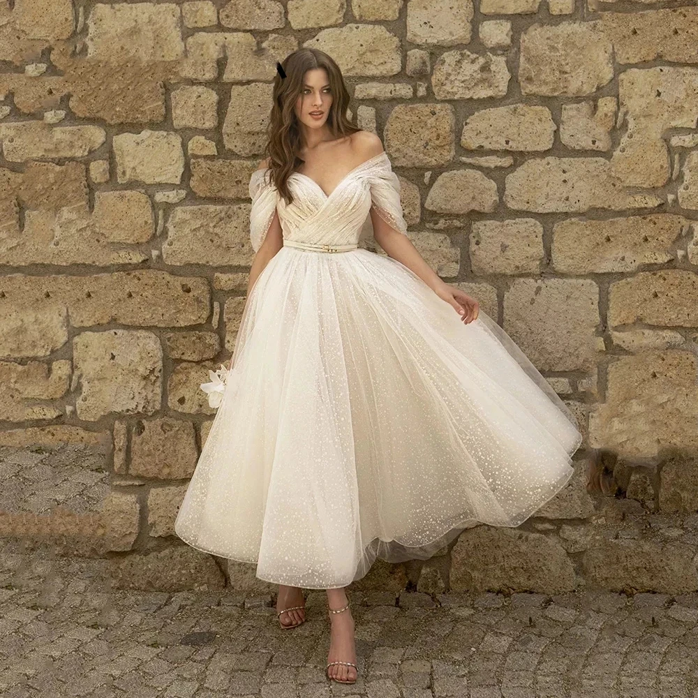Gorgeous Boho Wedding Dresses For Women 2023 Sweetheaart Point Net Tulle Beach Short Bridal Gowns Robe Vestidos De Novia Mariée
Gorgeous Boho Wedding Dresses For Women 2023 Sweetheaart Point Net Tulle Beach Short Bridal Gowns Robe Vestidos De Novia Mariée