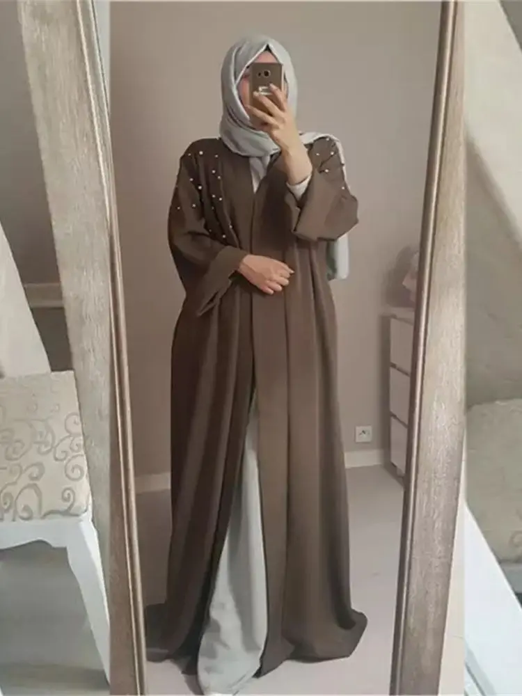 

Ramadan Open Kimono Femme Musulmane Abaya Dubai Arabic Turkey Islam Muslim Dress Robes Kaftans Abayas For Women Caftan Morocco