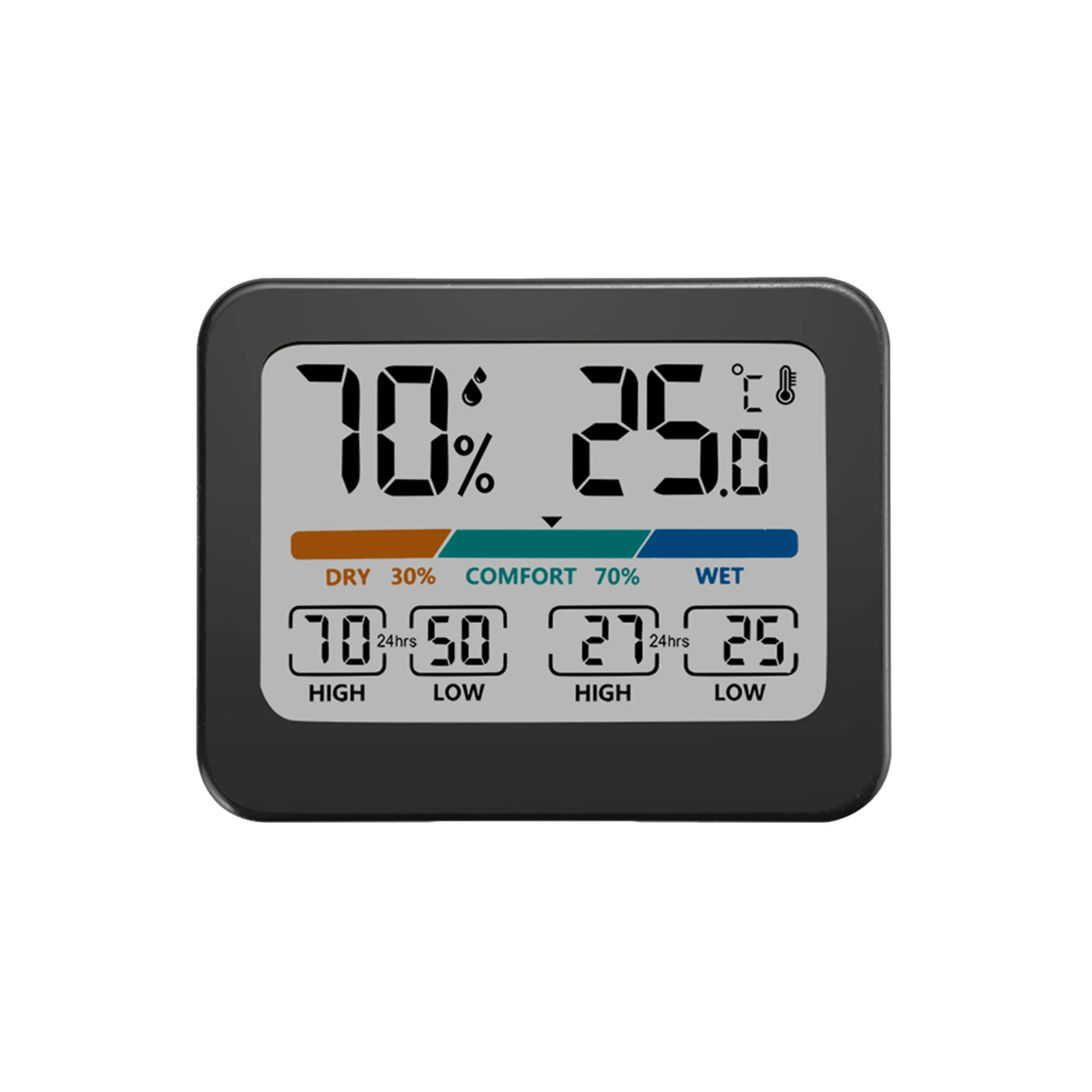 Digital Indoor Thermometer and Humidity Monitor for Home Accurate Temperature and Humidity Refresh Every 10 Seconds
Digital Indoor Thermometer and Humidity Monitor for Home Accurate Temperature and Humidity Refresh Every 10 Seconds