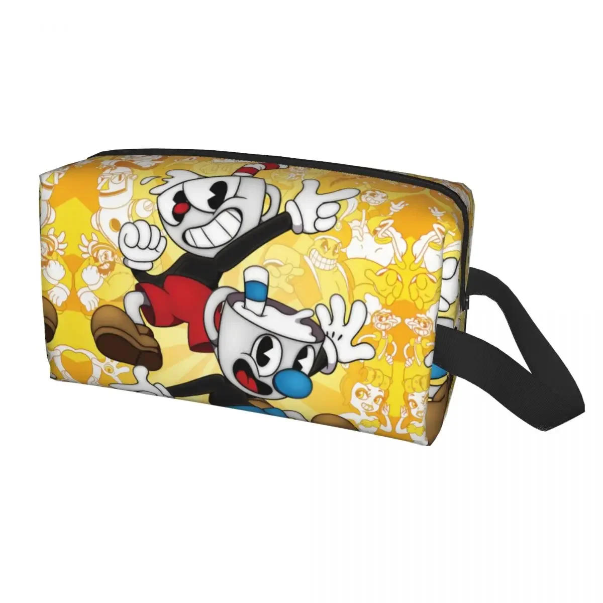 Индивидуальная дорожная косметичка Cuphead Mugman и The Boss, Женский Игровой органайзер для туалетных принадлежностей, женский косметический набор для хранения
Индивидуальная дорожная косметичка Cuphead Mugman и The Boss, Женский Игровой органайзер для туалетных принадлежностей, женский косметический набор для хранения