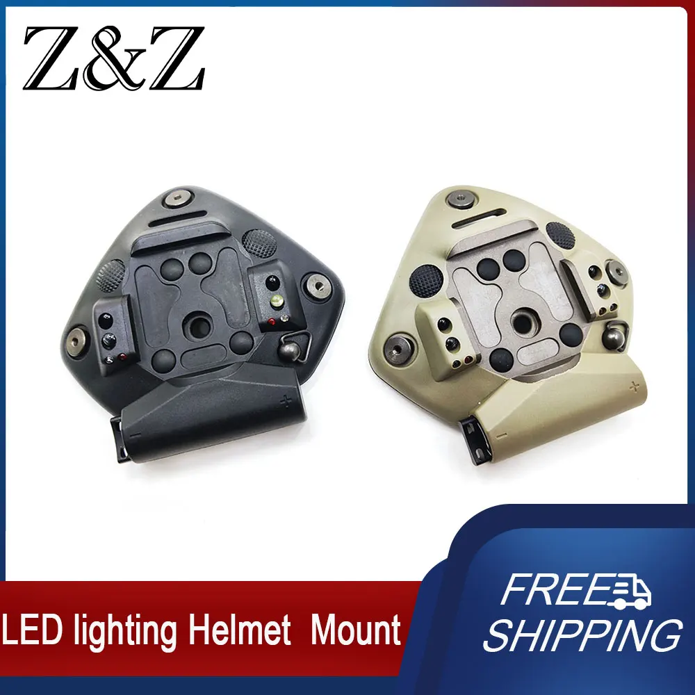 Weapon Helmet Light LED Mount Red Blue IR Light Long Bright Strobe Helmet Mounting Base Accessories
Weapon Helmet Light LED Mount Red Blue IR Light Long Bright Strobe Helmet Mounting Base Accessories
