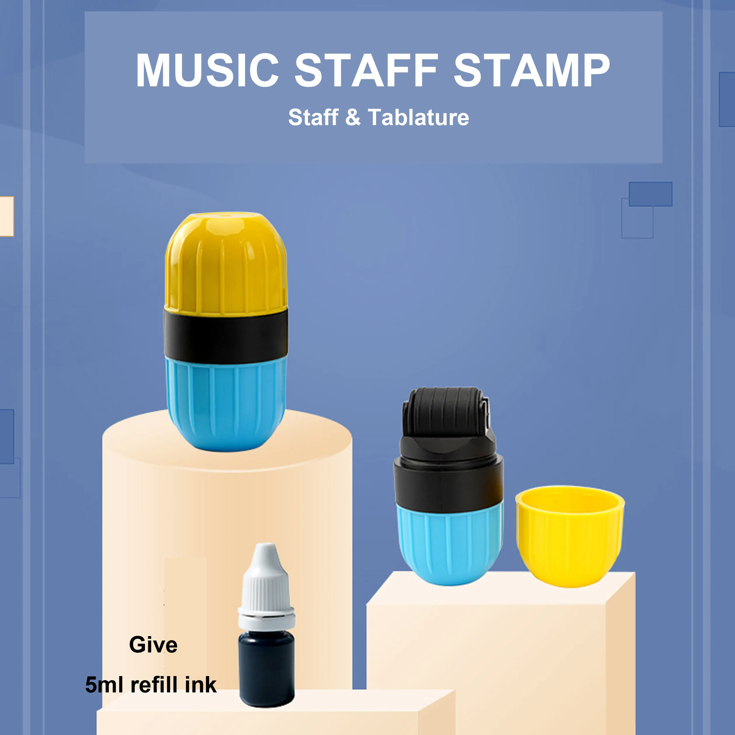 Music Staff and Tablature Stamp, Roller Stamp for Teaching or Students, Five Line Imprint, Writing Guitar, Music Club, 2023
Music Staff and Tablature Stamp, Roller Stamp for Teaching or Students, Five Line Imprint, Writing Guitar, Music Club, 2023