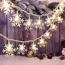 3M 4M Snowflake LED Curtain String Lights Fairy Lights Festoon Led Light Garland New Year Christmas Decorations Noel Navidad
3M 4M Snowflake LED Curtain String Lights Fairy Lights Festoon Led Light Garland New Year Christmas Decorations Noel Navidad
