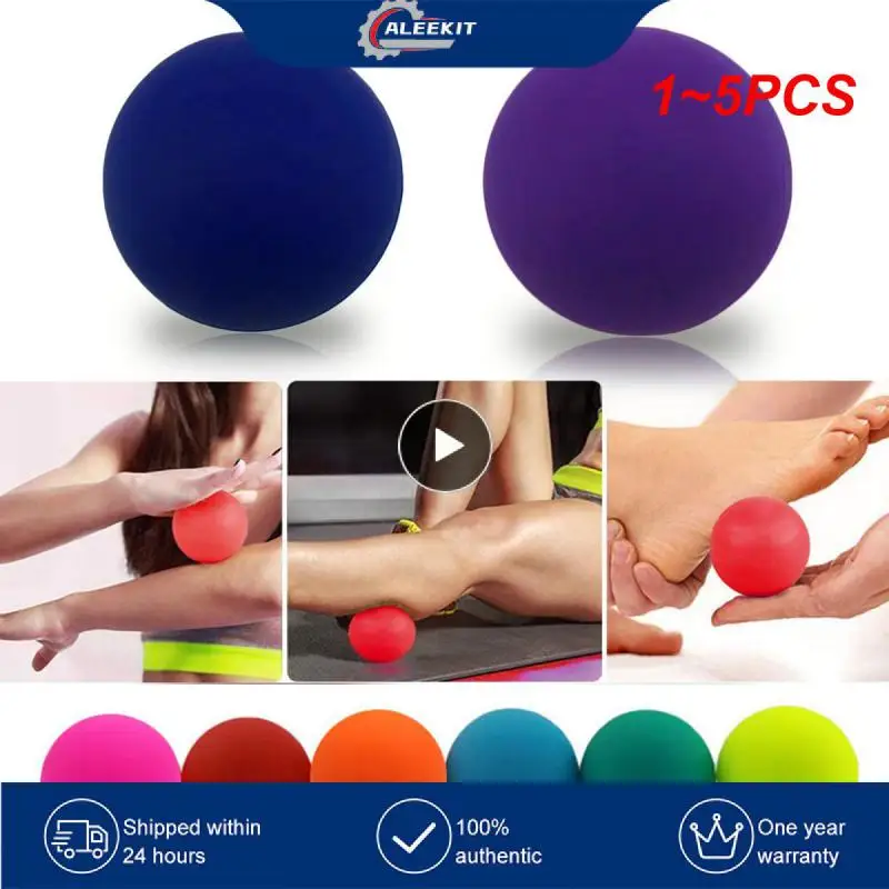 

1~5PCS Portable Tpe Lacrosse Ball Versatile Improve Flexibility Hockey Ball Relieve Muscle Tension Training Fascia