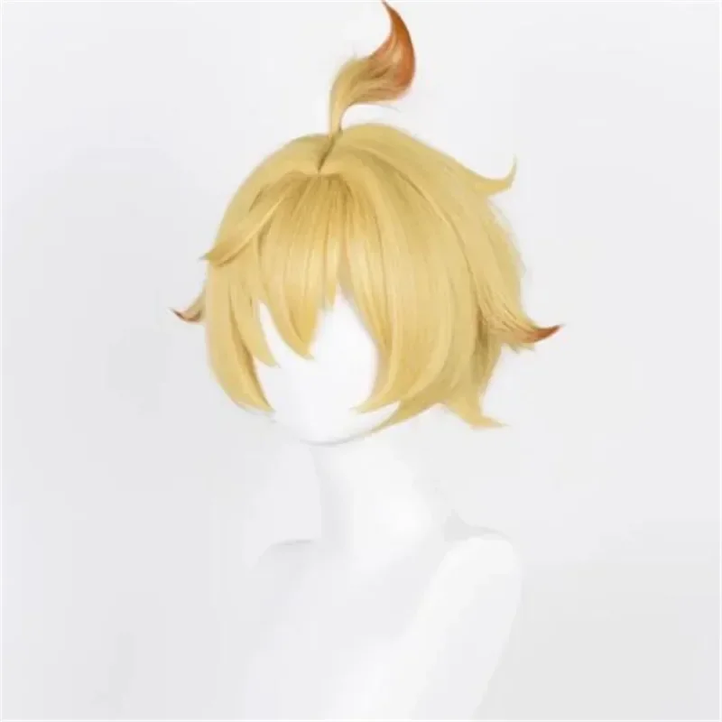 Game Genshin Impact Mika Cosplay Wig 30cm Golden Short Hair Heat Resistant Synthetic Halloween Party Accessories Props
Game Genshin Impact Mika Cosplay Wig 30cm Golden Short Hair Heat Resistant Synthetic Halloween Party Accessories Props