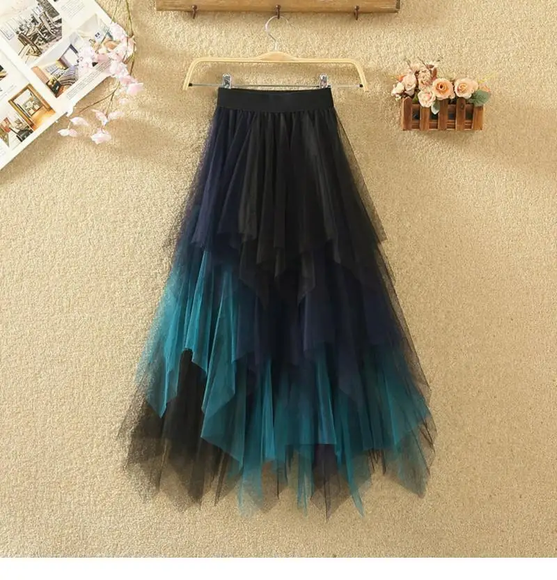 2023 new irregular sexy puffy skirt, women's pure color casual style one size gauze screen skirt
2023 new irregular sexy puffy skirt, women's pure color casual style one size gauze screen skirt