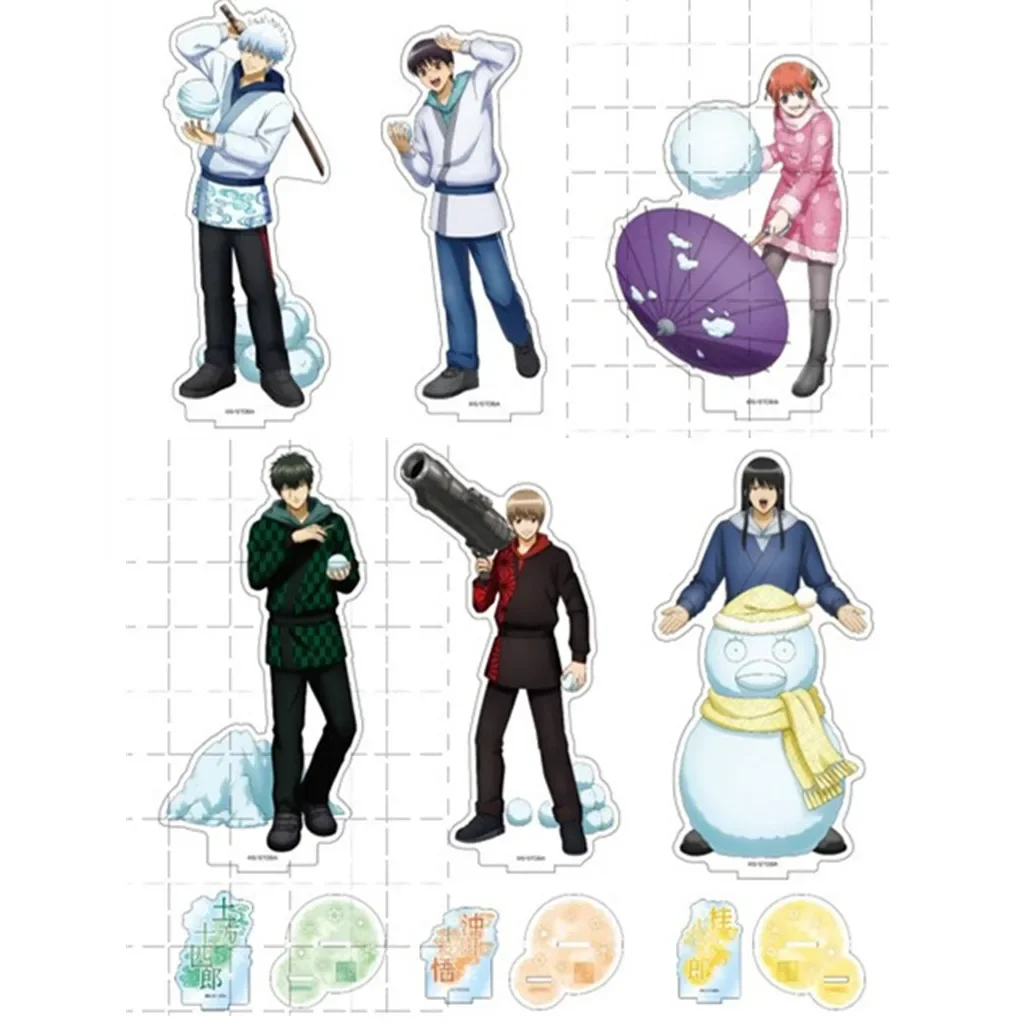 Фигурки аниме Sakata Gintoki Okita Sougo Kagura Shimura Shinpachi, куклы, акриловые подставки, модель для косплея, игрушка для подарка
Фигурки аниме Sakata Gintoki Okita Sougo Kagura Shimura Shinpachi, куклы, акриловые подставки, модель для косплея, игрушка для подарка