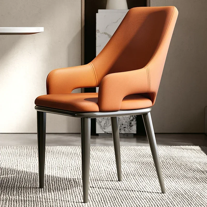 Leather Banquet Dining Chair Vanity Table Balcony Ergonomic Dining Chair Office Kitchen Chaises Salle Manger Home Furniture
Leather Banquet Dining Chair Vanity Table Balcony Ergonomic Dining Chair Office Kitchen Chaises Salle Manger Home Furniture