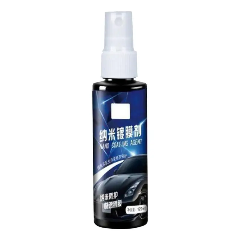 

Car Paint Coating Spray 120ml Rapid Polish Spray With High Protection Long-Lasting Car Detailing Supplies Nano Solution Resists