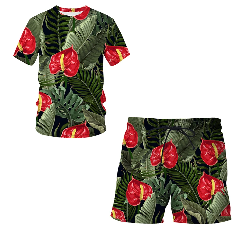 2022 New Mens T-shirt Sets 3D Forest series Loose Short Sleeve and Shorts Casual Set Summer Fashion T Shirts Shorts Sport Suit
2022 New Mens T-shirt Sets 3D Forest series Loose Short Sleeve and Shorts Casual Set Summer Fashion T Shirts Shorts Sport Suit