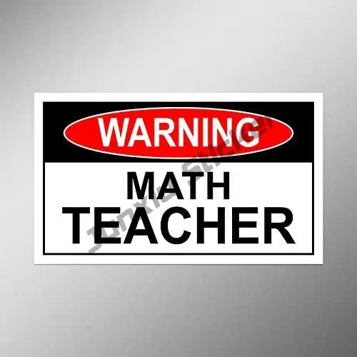 

Забавные наклейки предупреждающие наклейки для учителя математики Пиратская Математика учителя предупреждающие наклейки с абсолютными ценностями высококачественные виниловые наклейки