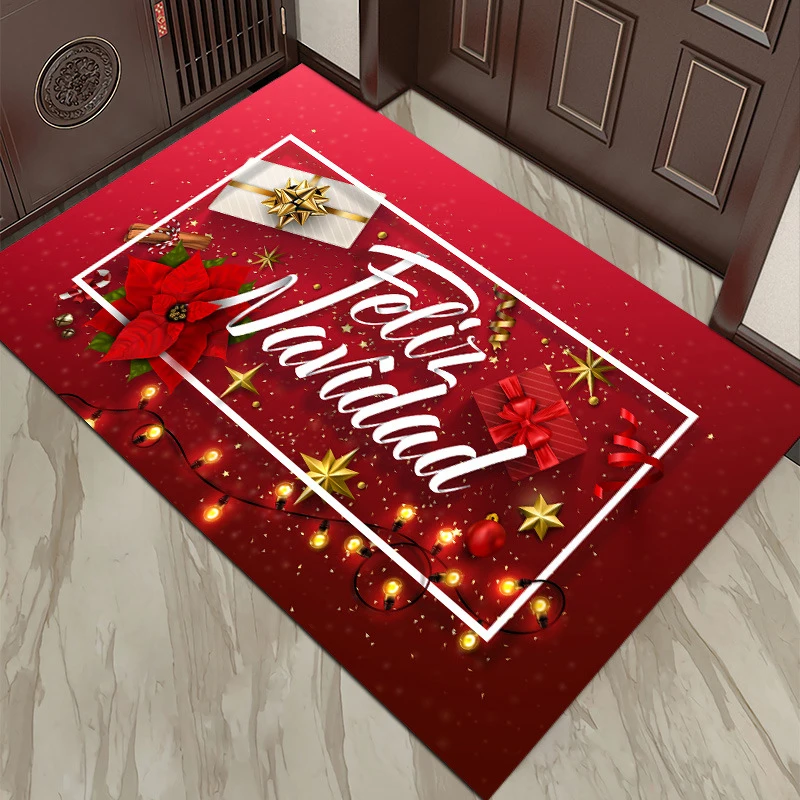 40x60cm Christmas Floor Mat Cartoon Santa Claus Snowman Elk Non-Slip Carpet Door Pad Xmas Bathroom Home Living Room Rugs Decor
40x60cm Christmas Floor Mat Cartoon Santa Claus Snowman Elk Non-Slip Carpet Door Pad Xmas Bathroom Home Living Room Rugs Decor