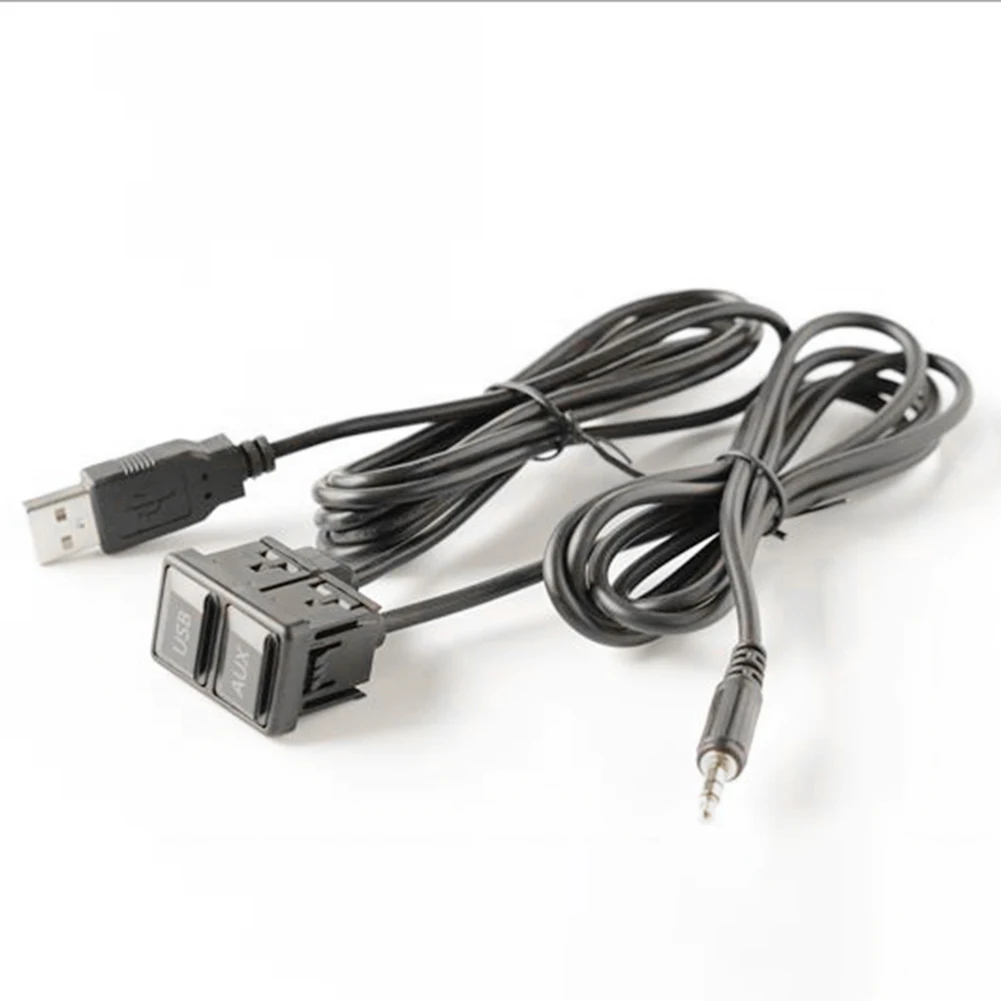 Car Dash Flush Mount AUX USB Port Panel Dual USB Extension Cable AUX Adapter For Universal Auto Boat
Car Dash Flush Mount AUX USB Port Panel Dual USB Extension Cable AUX Adapter For Universal Auto Boat