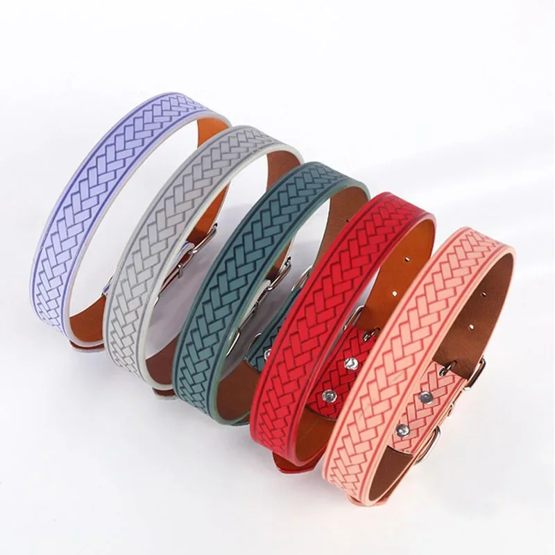 Fashion Cat Dog Harness PU Leather High Quality Dog Collar Adjustable 5 Color Comfortable Pet Dog Accessories
Fashion Cat Dog Harness PU Leather High Quality Dog Collar Adjustable 5 Color Comfortable Pet Dog Accessories