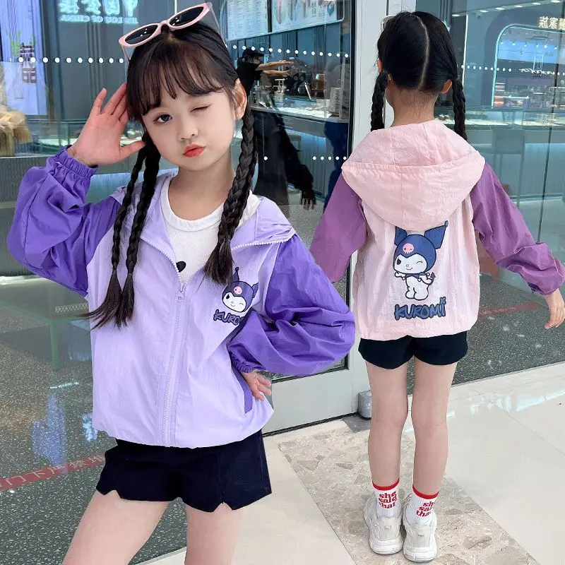Новинка Солнцезащитная одежда Kawaii Kuromi аниме Sanrio летняя Милая мультяшная куртка с длинным рукавом солнцезащитные игрушки подарки для детей
Новинка Солнцезащитная одежда Kawaii Kuromi аниме Sanrio летняя Милая мультяшная куртка с длинным рукавом солнцезащитные игрушки подарки для детей