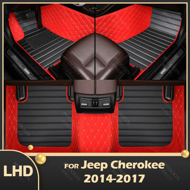 Автомобильные напольные коврики для Jeep Cherokee 2014, 2015, 2016, 2017, индивидуальные автомобильные накладки на ножку, аксессуары для интерьера
Автомобильные напольные коврики для Jeep Cherokee 2014, 2015, 2016, 2017, индивидуальные автомобильные накладки на ножку, аксессуары для интерьера