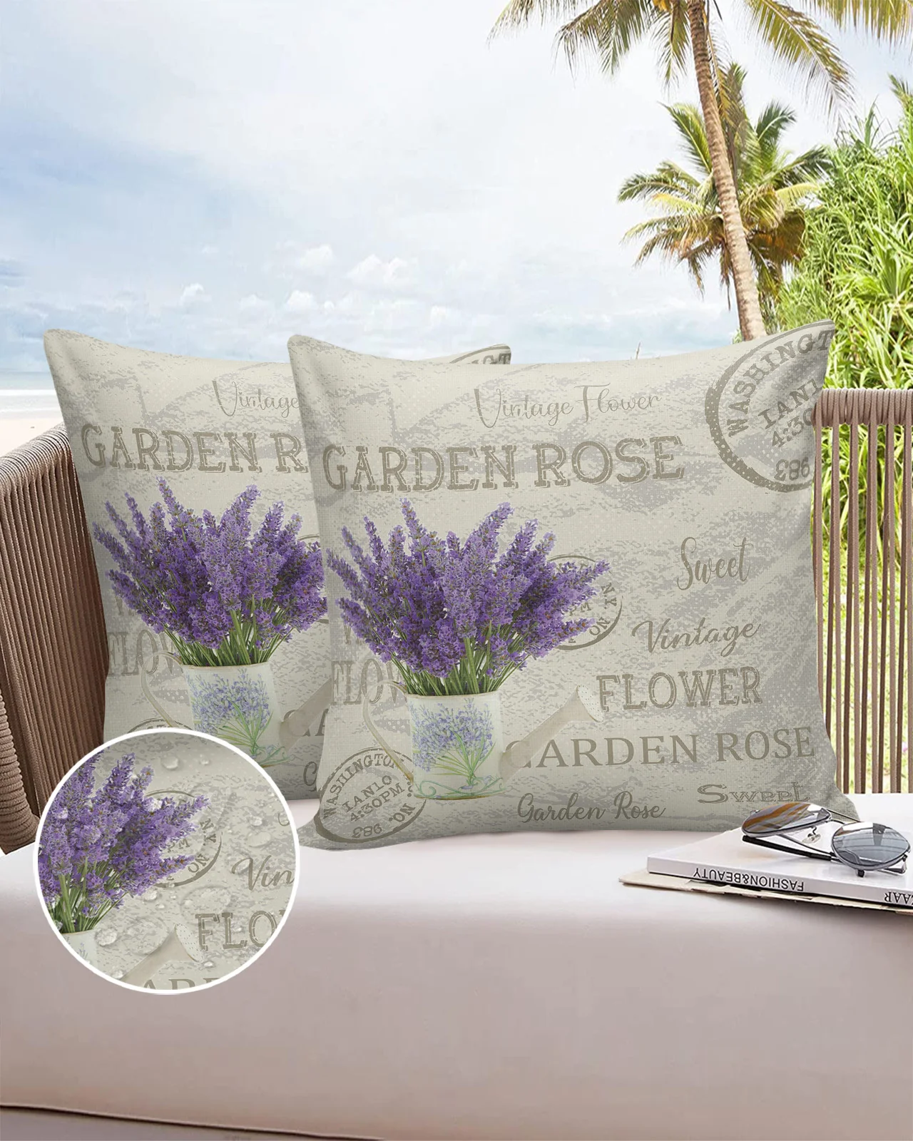 Purple Flowers Lavender Vintage Postcard 2/4PCS Outdoor Pillowcase Waterproof Pillow Cover Case Garden Cushion Covers Home Decor
Purple Flowers Lavender Vintage Postcard 2/4PCS Outdoor Pillowcase Waterproof Pillow Cover Case Garden Cushion Covers Home Decor